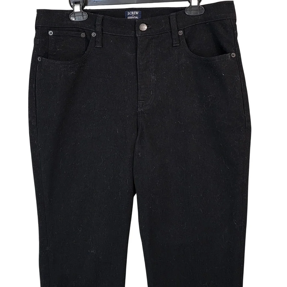 J.Crew Essential Straight Pants‎ Mens 32 Black Fair Trade Cotton Blend